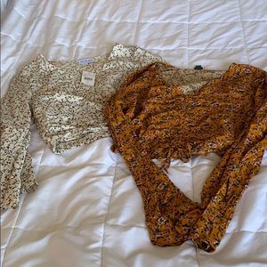 Set of 2 crop tops